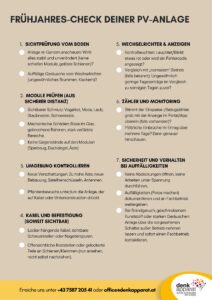 Fruehjahres Check PV Anlage pdf